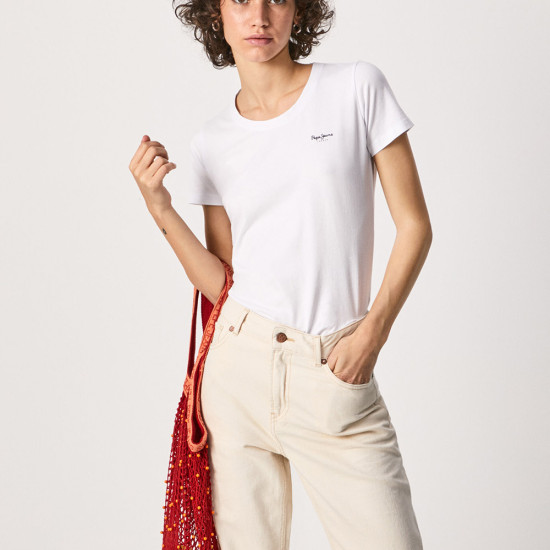 Pepe Jeans Γυναικεία κοντομάνικη μπλούζα Bellrose N Basic T-Shirt With Logo